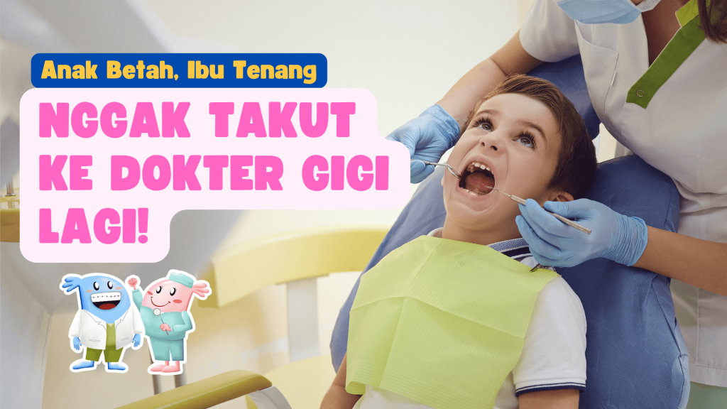 Pemeriksaan gigi anak di klinik gigi ramah anak Jogja dengan suasana menyenangkan dan edukatif