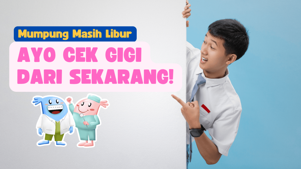 Remaja sekolah mengajak periksa gigi sebelum liburan sekolah selesai